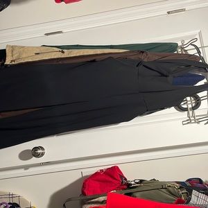 Black jumpsuit with crossed back